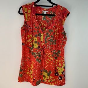 Cabi Wildflower Art Teacher Tank Blouse